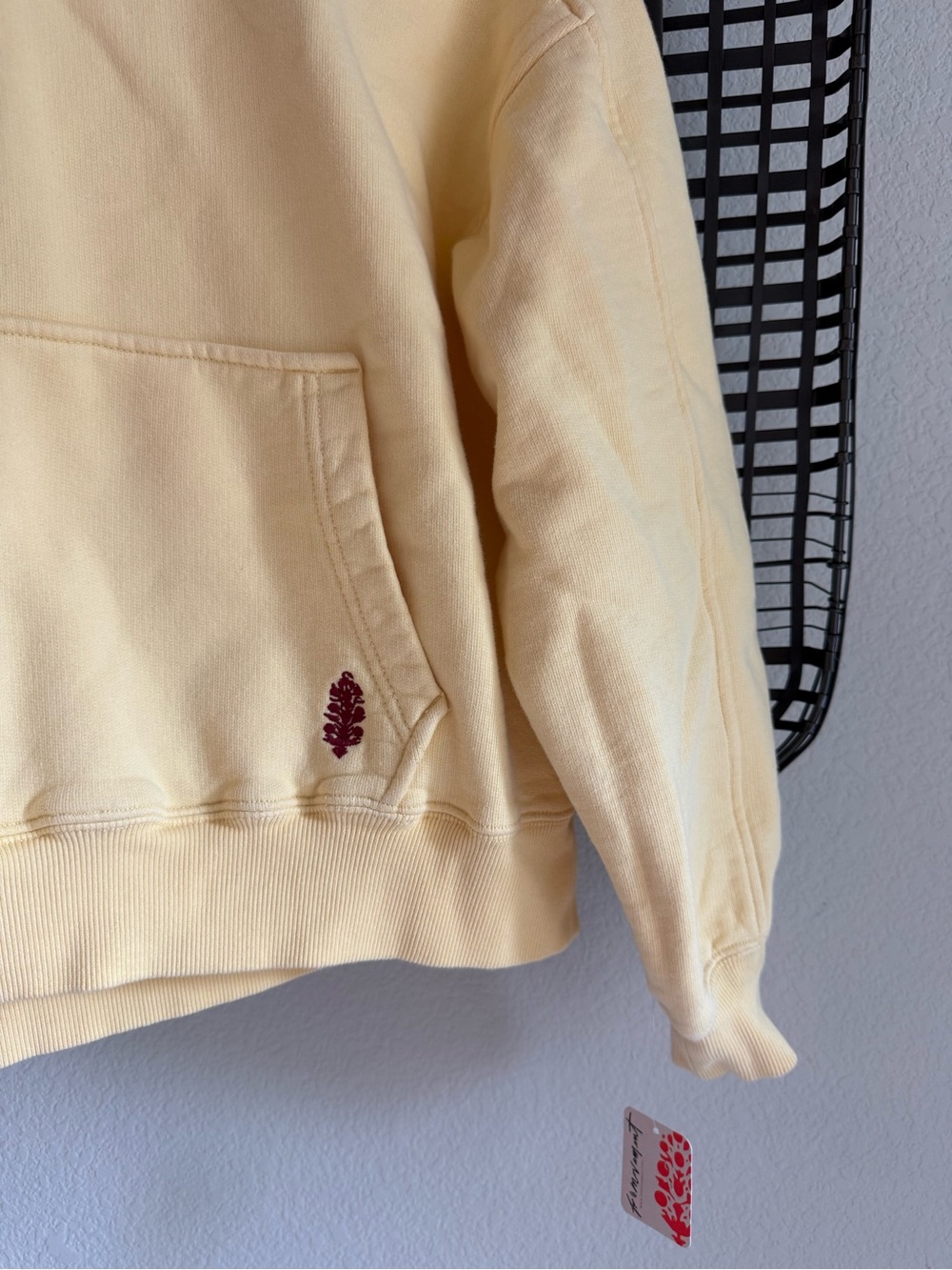 Free people a cut above hoodie sunlit yellow - Picture 4 of 7